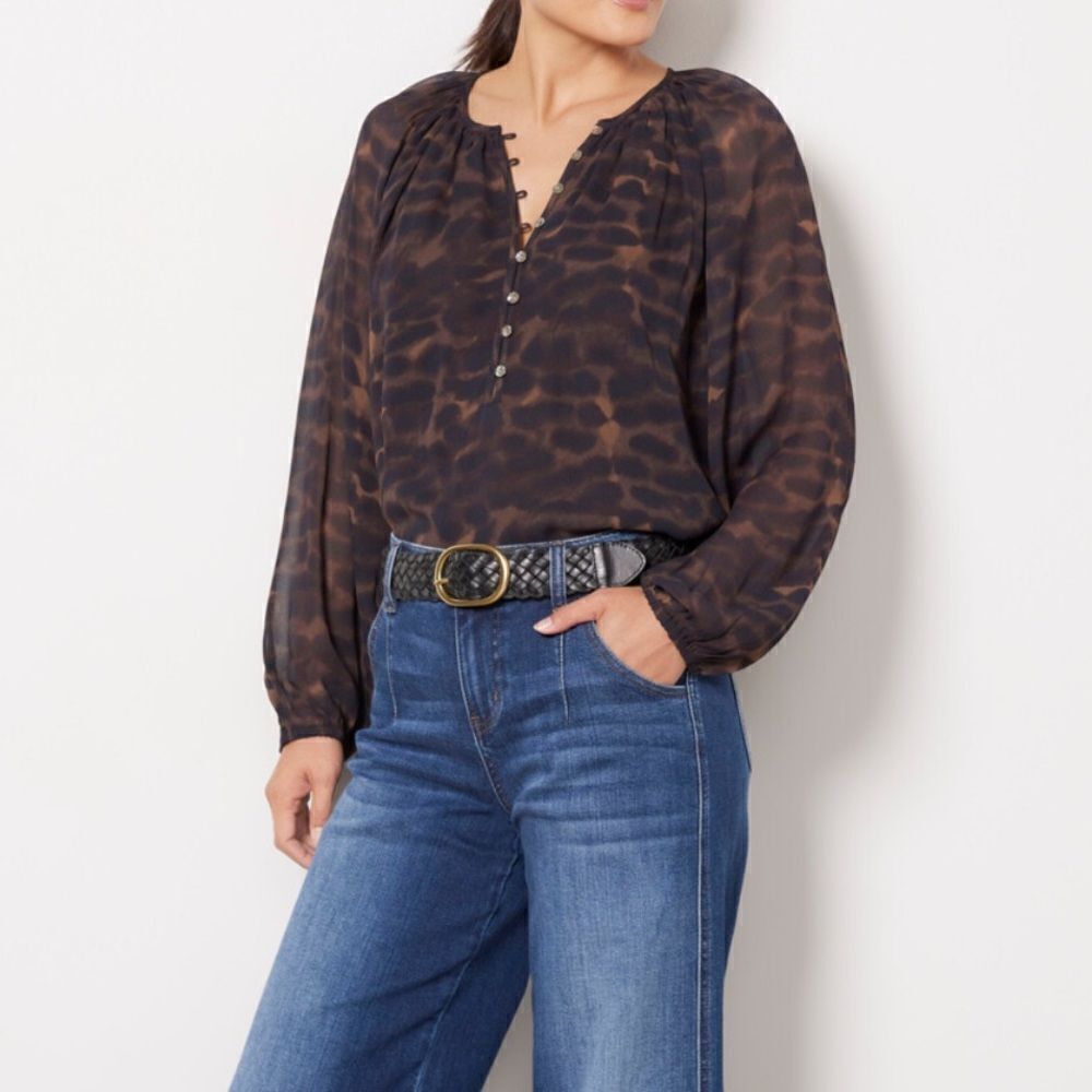 Rails Indi Leopard Blouse - Picture 3 of 9